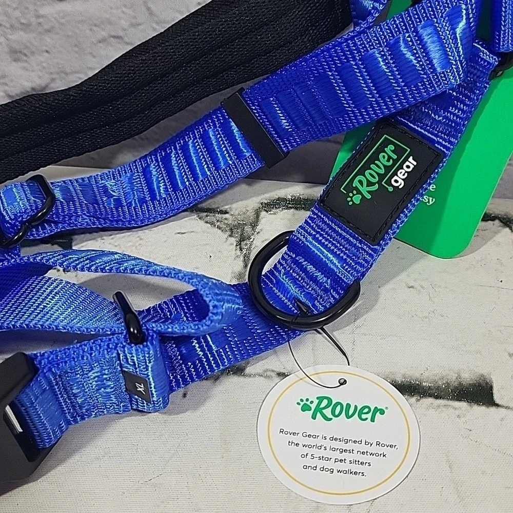 Rover Gear Better‎ Walk No-Pull Dog Harness Size XL Blue 70-105+ Lbs New